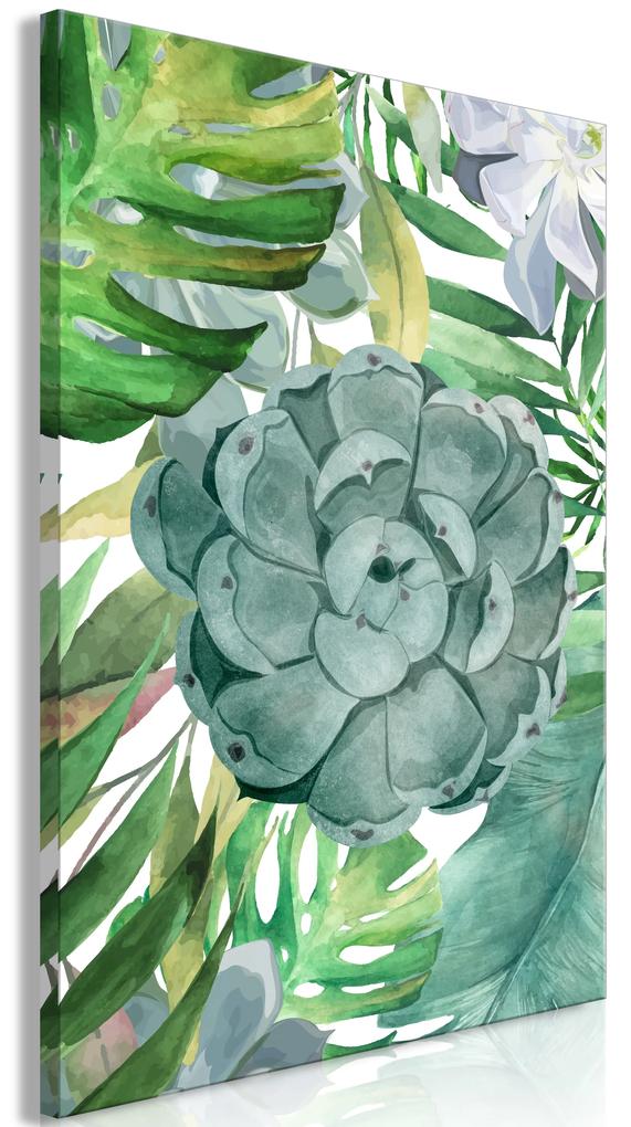 Artgeist Obraz - Tropical Flora (1 Part) Vertical Veľkosť: 20x30, Verzia: Na talianskom plátne