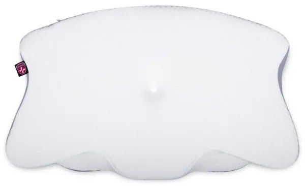 CONNECT IT CFH-6032-WH - Anatomický vankúš Gemini bielo-sivý