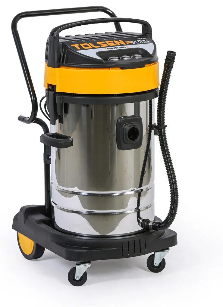 Tolsen Priemyselný vysávač, suché/mokré sanie, 3000 W, 80 l