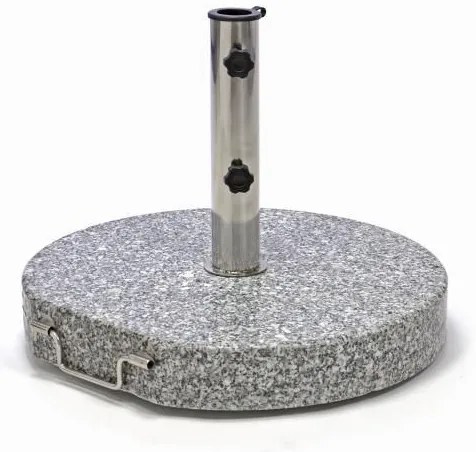 Garthen 1507 Stojan na slnečník (kruhový) - žula / nerezová oceľ, 40 kg