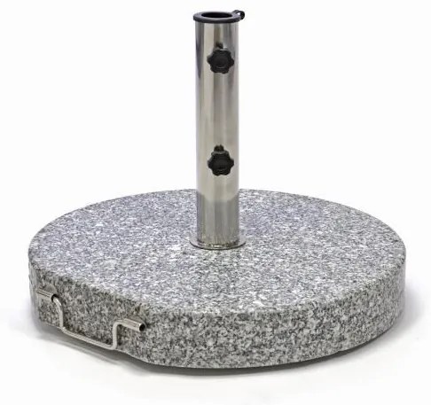 Garthen 1507 Stojan na slnečník (kruhový) - žula / nerezová oceľ, 40 kg