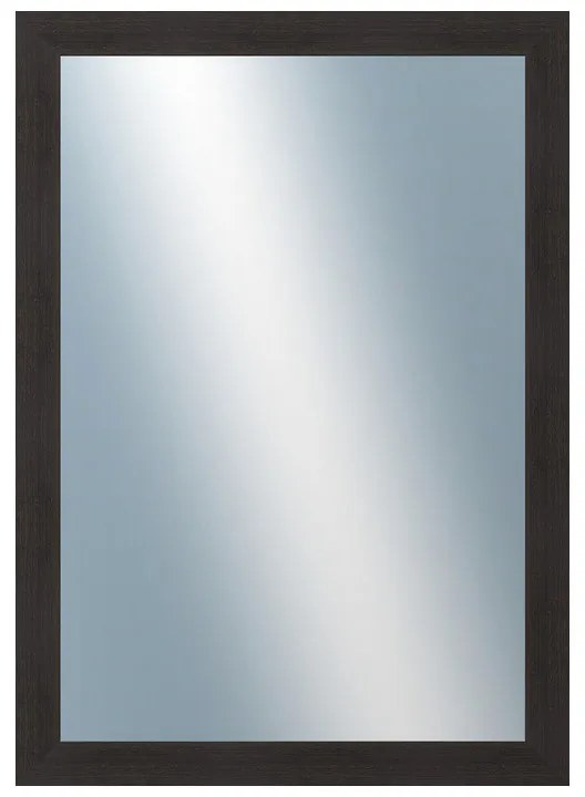 DANTIK - Zrkadlo v rámu, rozmer s rámom 50x70 cm z lišty 4020 hnedá (2767)