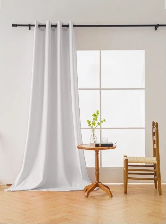 Biely záves OXFORD 140x250 cm Zavesenie: Riasiaca páska