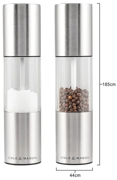 Cole&Mason - Sada mlynčekov na soľ a korenie OSLO 2 ks 18,5 cm