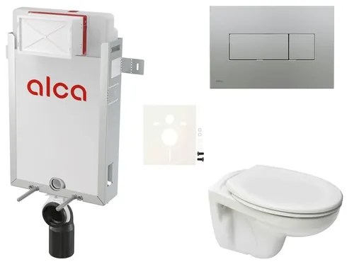 Cenovo zvýhodnený závesný WC set Alca na zamurovanie + WC Ceramia S-Line Pre SIKOAP6