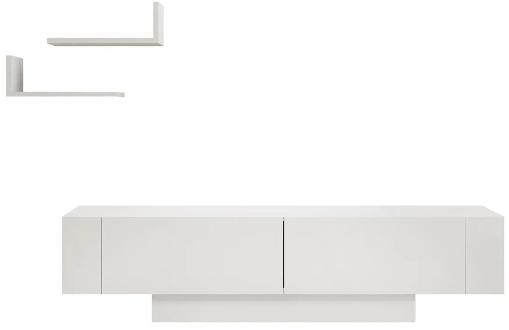 Televízny stolík Matera White