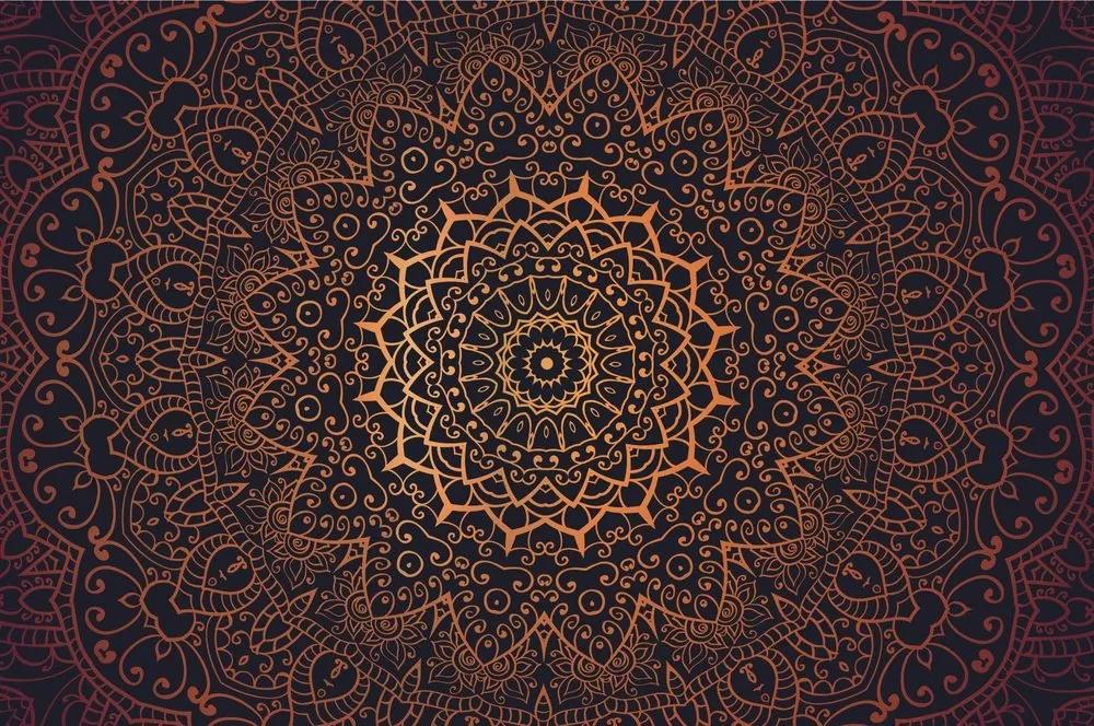Samolepiaca tapeta vintage Mandala v indickom štýle - 150x100