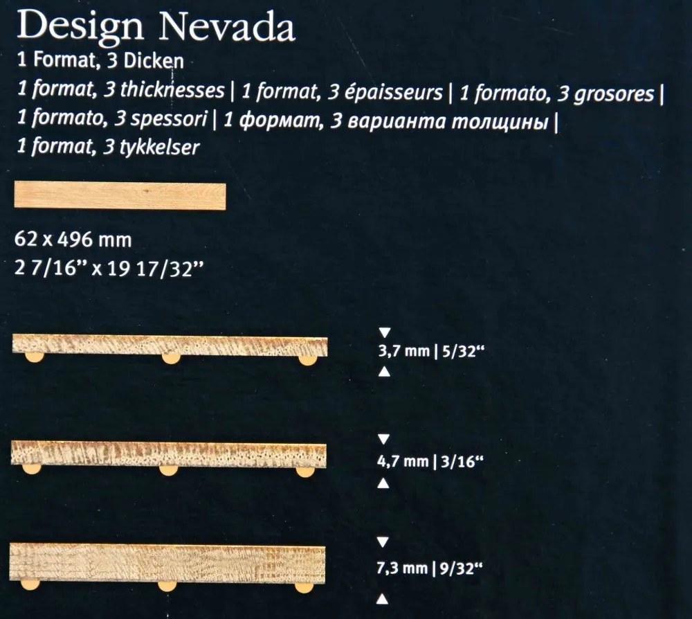 DUB RIVER INVISIBLE, 62 x 496 mm (0,03 m²), silne kartáčovaný povrch, olej vytvrdený UV žiarením, dymený - 3D drevený obklad