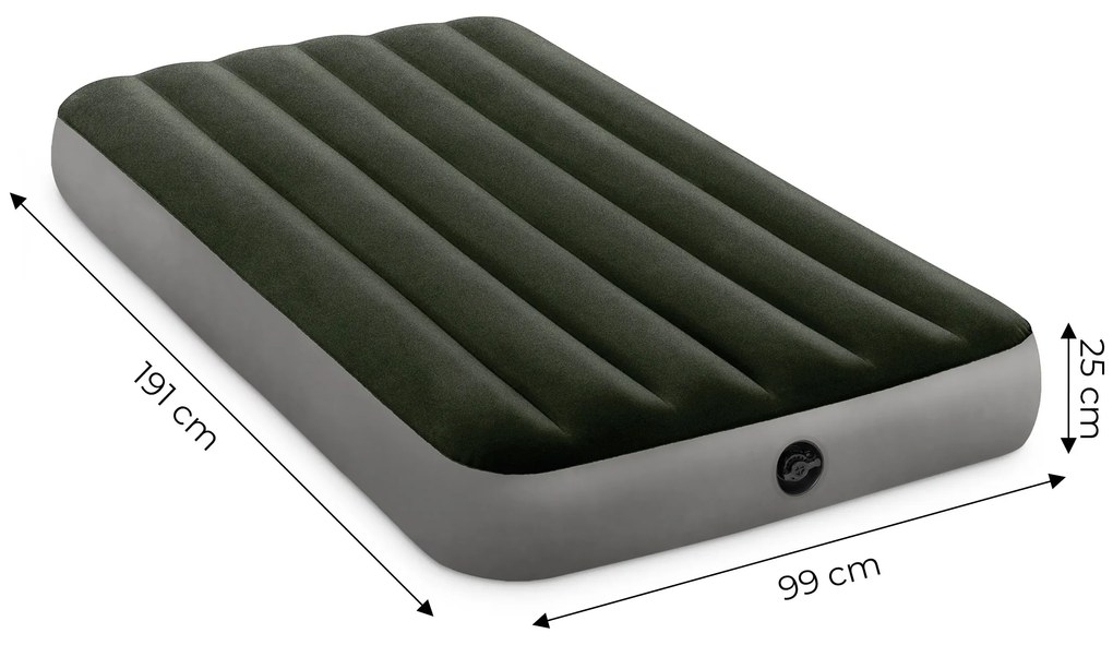 Intex Nafukovací matrac na spanie jednolôžko 191x99 cm Intex 64107