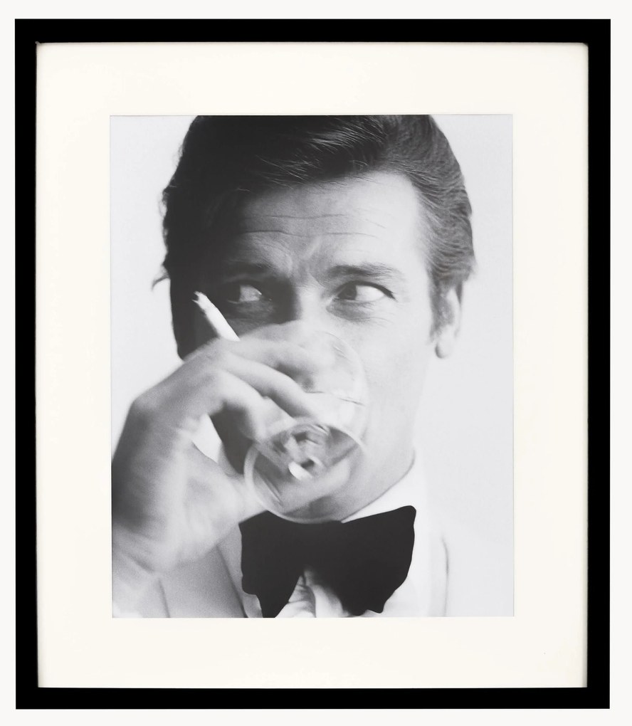 Nástenná dekorácia's rámom James Bond Drinking