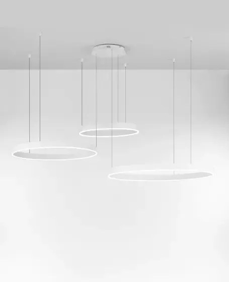 LED luster Motif biela