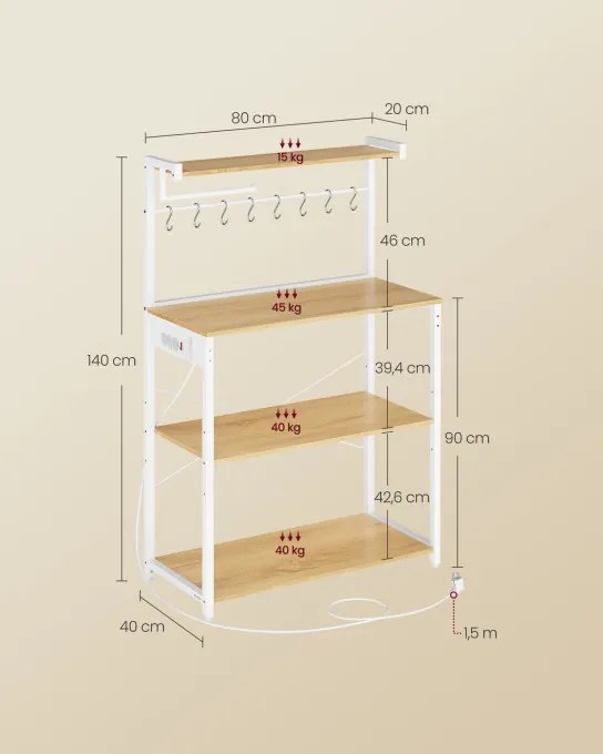 Kuchynská polica KKS029YA02