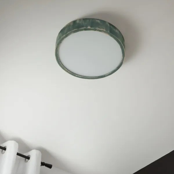 Brilagi - Stropné svietidlo PINO 2xE27/15W/230V borovica/zelená priemer 37,5 cm