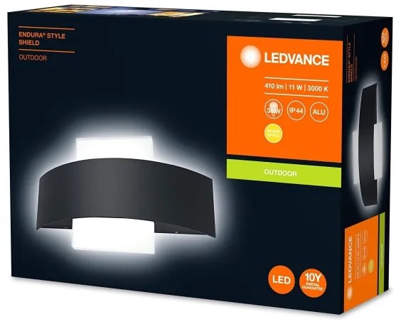 Ledvance - LED Vonkajšie nástenné svietidlo SHIELD LED/11W/230V IP44