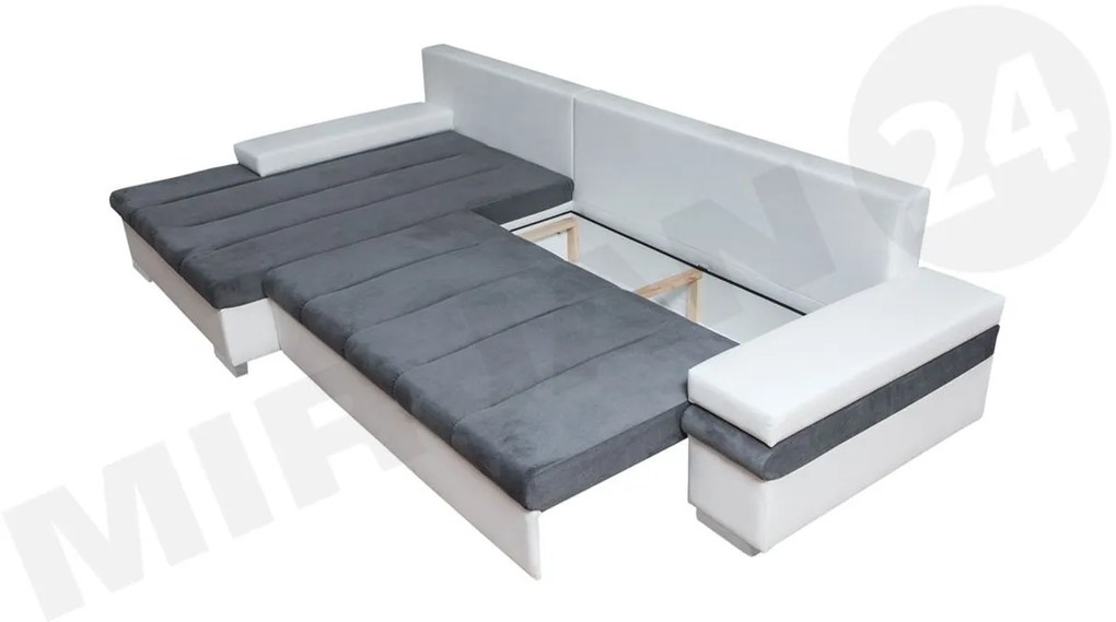 Rohová sedačka Kanton, Dostupné poťahy: Magic Velvet 2227 + Magic Velvet 2227 + Evo 30, Strana: pravá