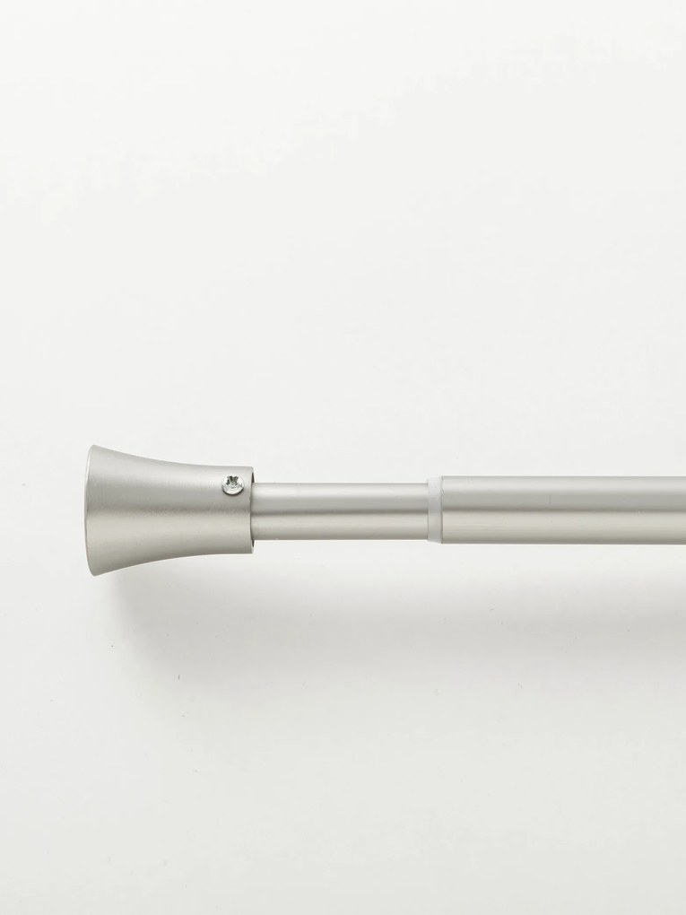 Garniža dvojradová Federico - brúsený nikel 120-210 cm