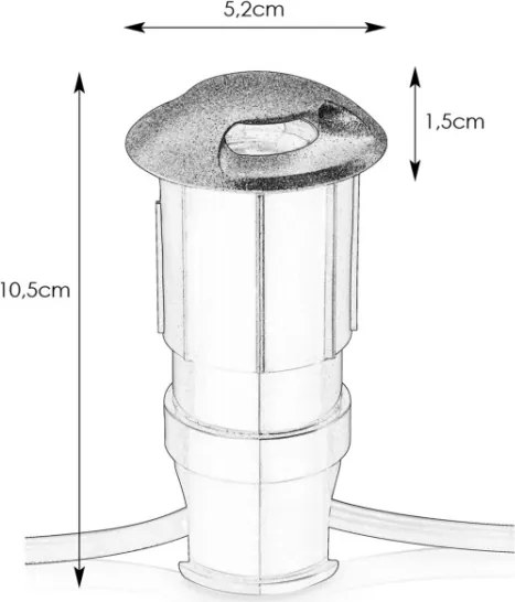 Markslöjd 107289 - LED vonkajšie zapustené svietidlo GARDEN24 LED/0,8W/24V IP44 čierna