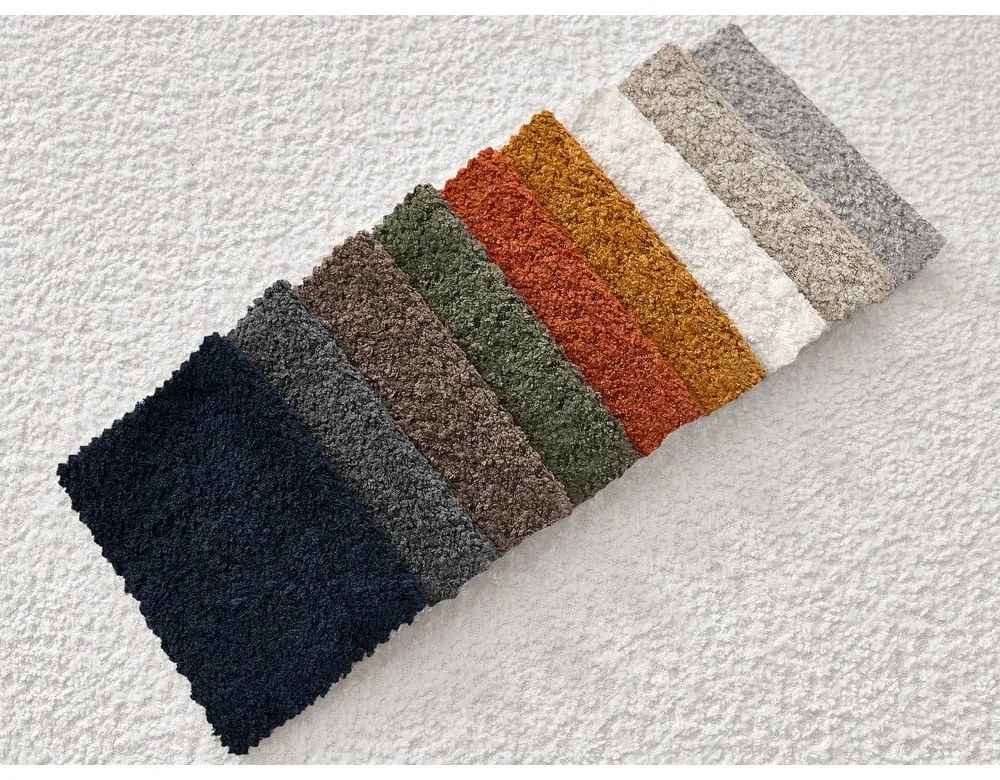 Biela pohovka z textílie buklé 170 cm Giorgia – Bobochic Paris