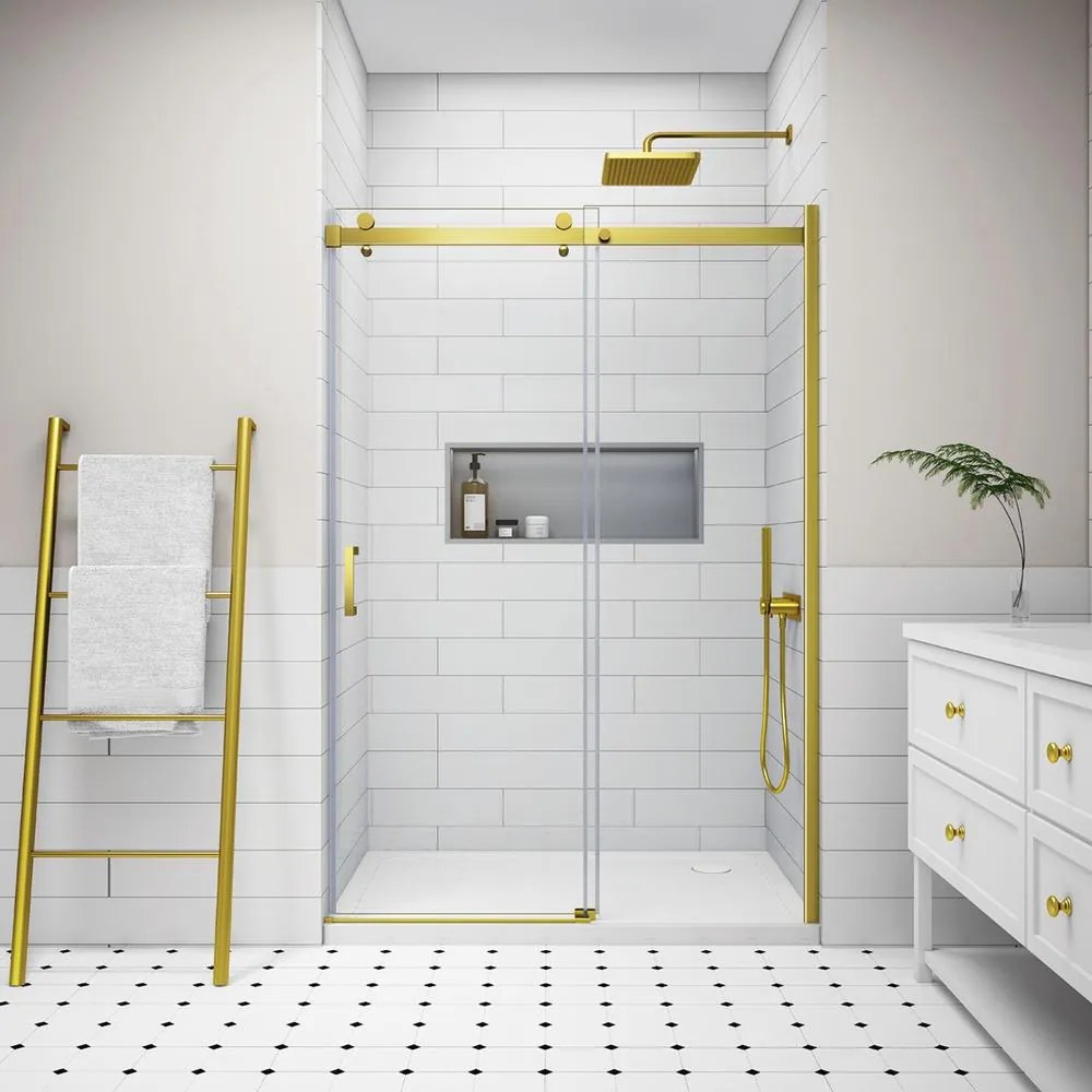 Milano Gold posuvné sprchové dvere, 150x195cm, 8mm