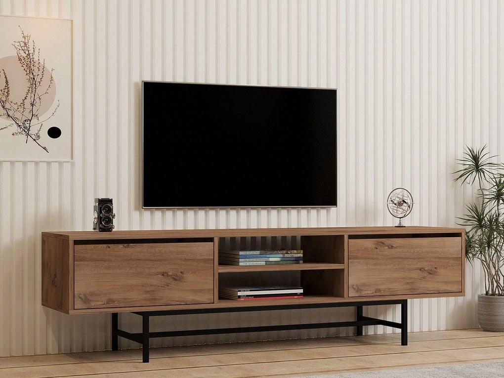 TV stolík/skrinka Nubola (borovica atlantická) . Akcia -30%. Vlastná spoľahlivá doprava až k Vám domov. 1095425