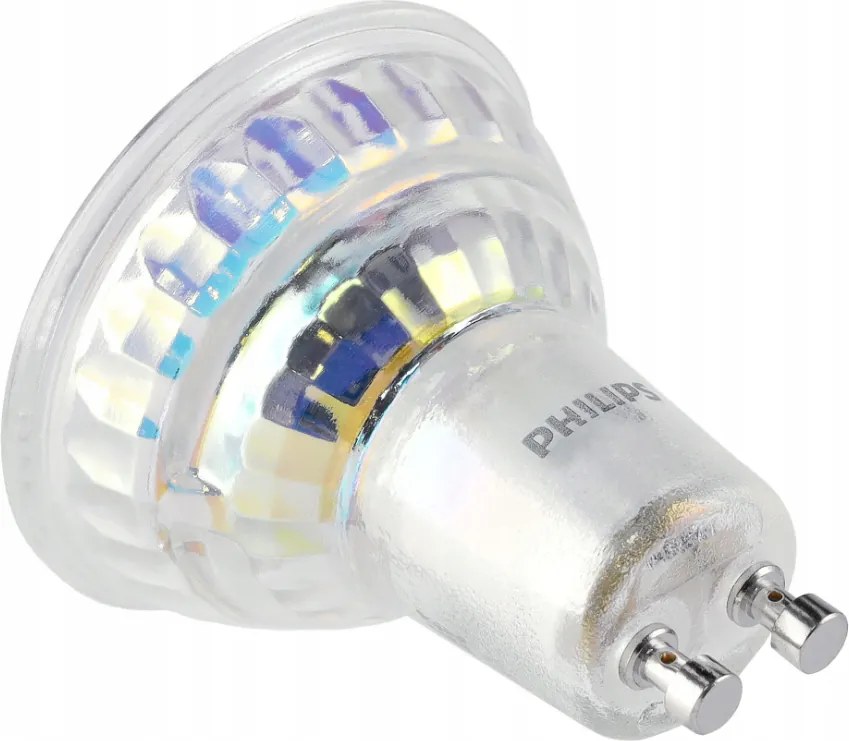 SADA 6 LED žiaroviek PHILIPS GU10 4,9W 550lm - studena biela