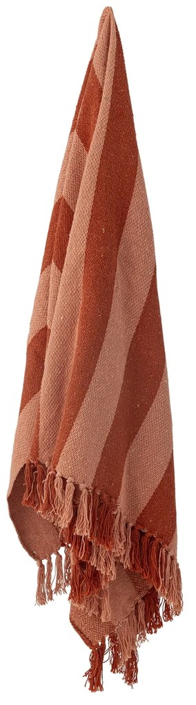 Bloomingville Prehoz z recyklovanej bavlny Frello Orange 130 × 160 cm