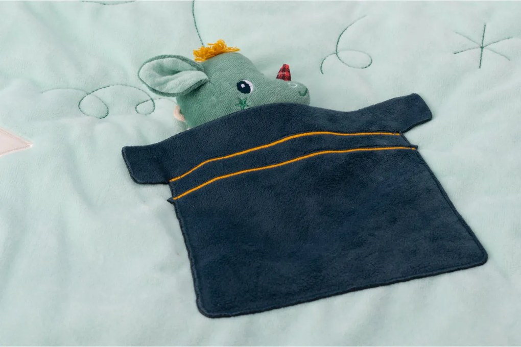 Lilliputiens - detská deka a spací vak 2v1 - dráčik Joe