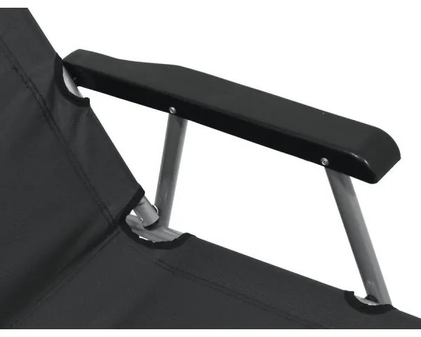 Skladacia kempingová stolička sivá