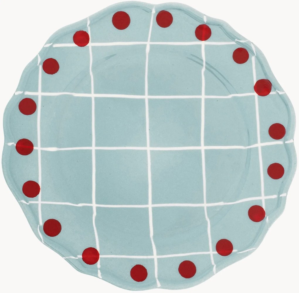 Ručne maľovaný plytký tanier Amalfi