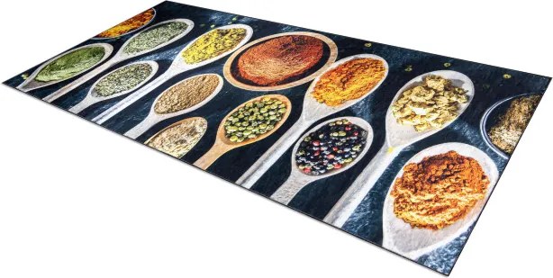 Protišmykový koberec / behúň ANDRE 53240 sivý / béžový