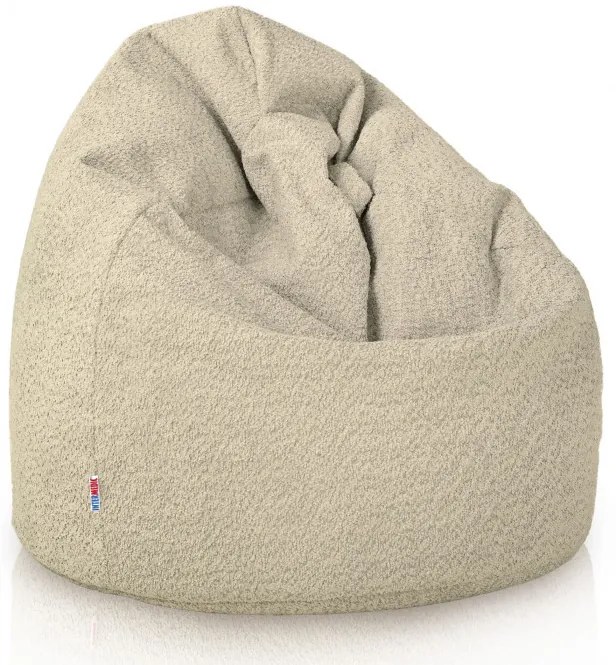 Sedací vak Bag Sako L Boucle Farba: Béžový