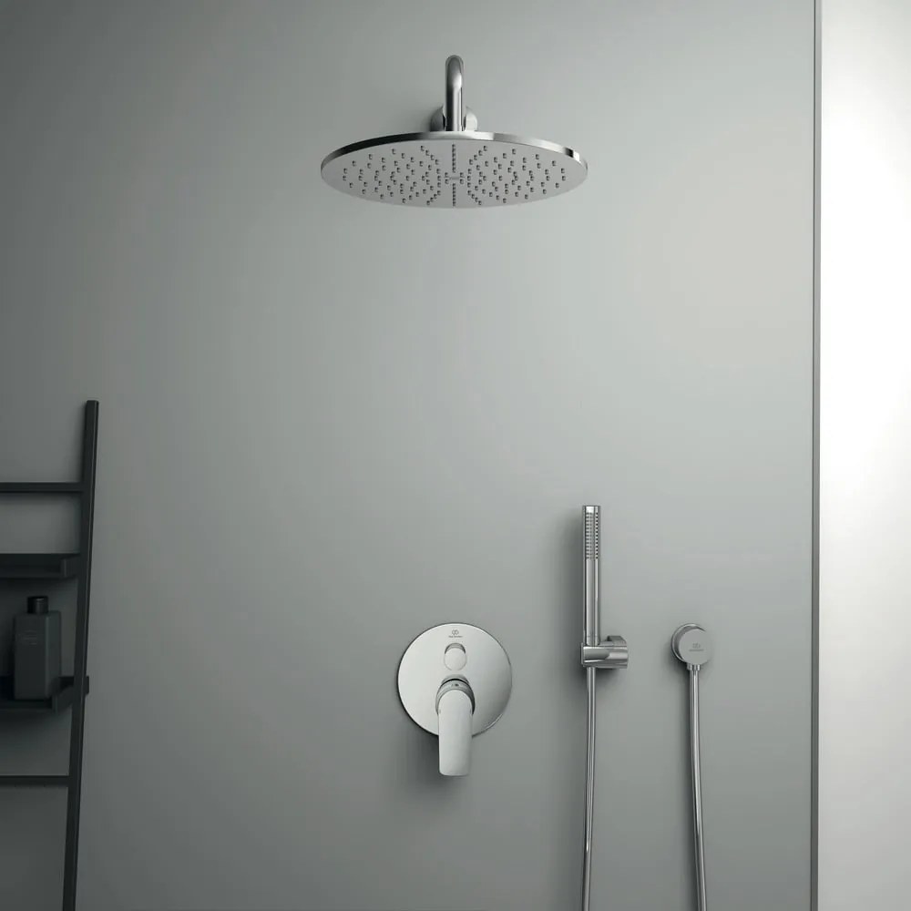 Vaňová podomietková batéria v lesklo striebornej farbe Connect Air – Ideal Standard