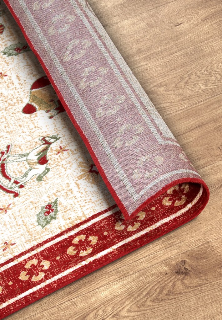 Villeroy & Boch Koberec behúň Toy's delight so strihaným vlasom 106217 Red, Multicolor, 80x200, červená, obývacia izba