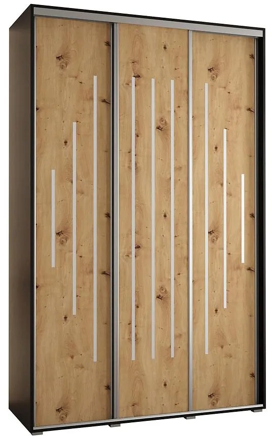 Skriňa 45 Canaris 12 150 čierna/artisan/silver