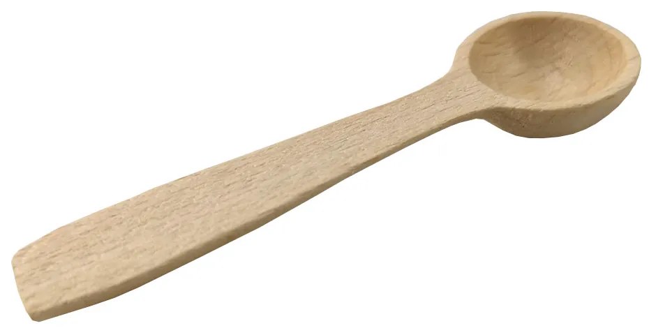 AMADEA Drevená lyžička mini, masívne drevo, dĺžka 7,5 cm