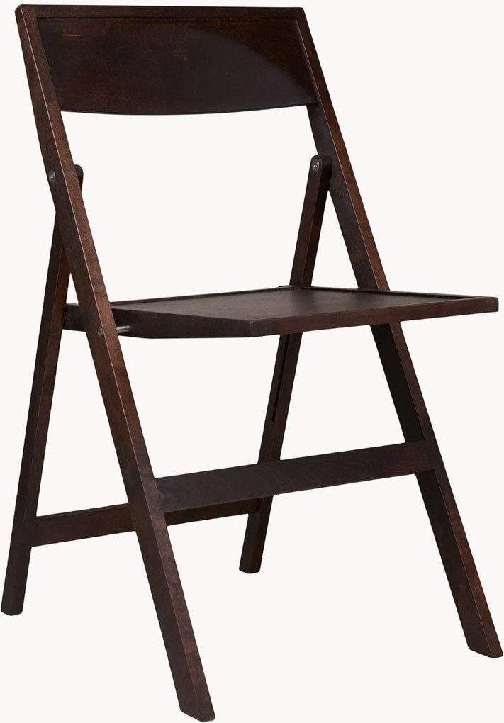 Skladacia jedálenská stolička z brezového dreva Flat