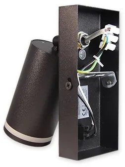 Nástenné bodové svietidlo 1xGU10/35W/230V čierna