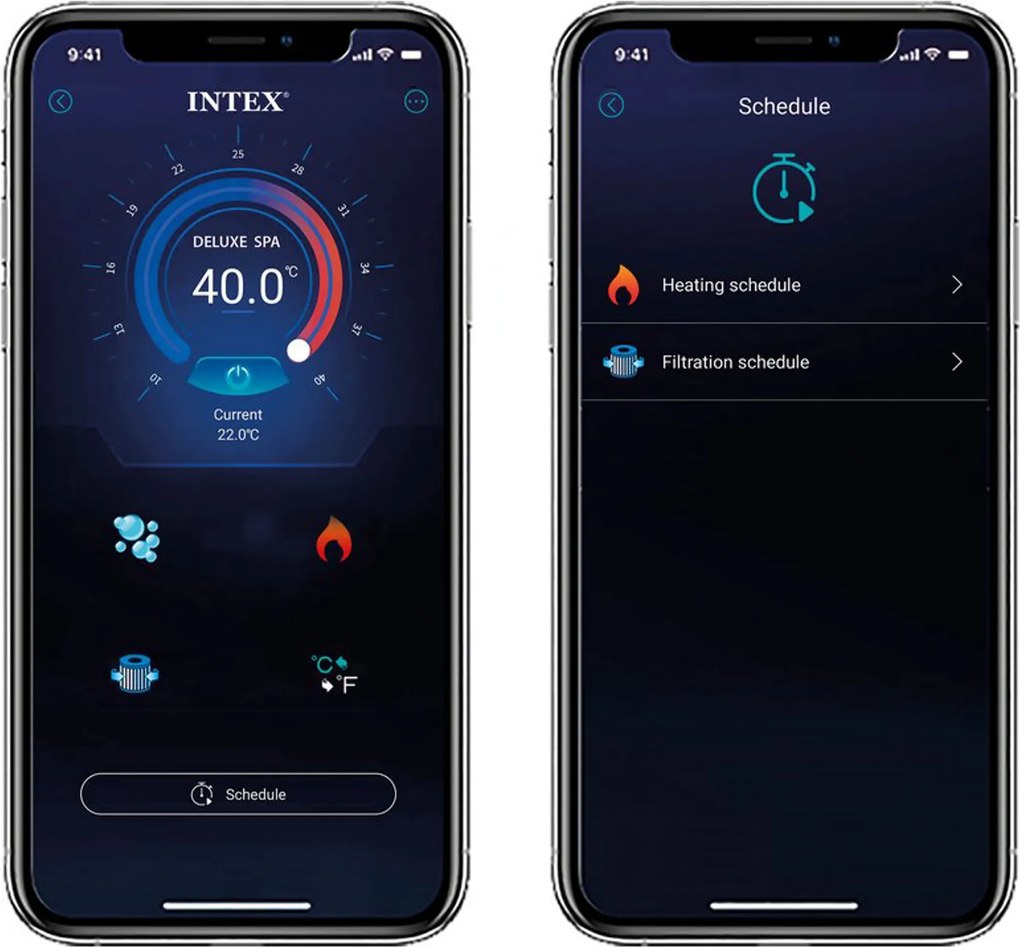 Intex | Vírivý bazén Pure Spa - Jet & Bubble Deluxe HWS 6 + výhodný set príslušenstva | 19900147