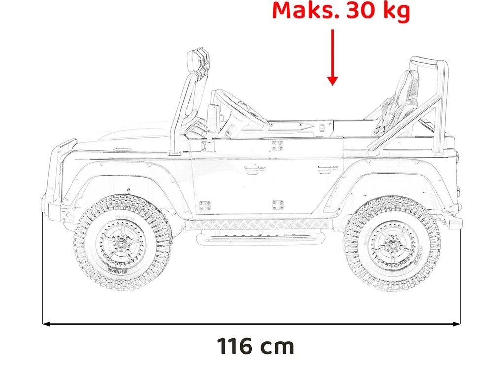 Ramiz Vozidlo Land Rover Defender 110 SVX Concept ružové