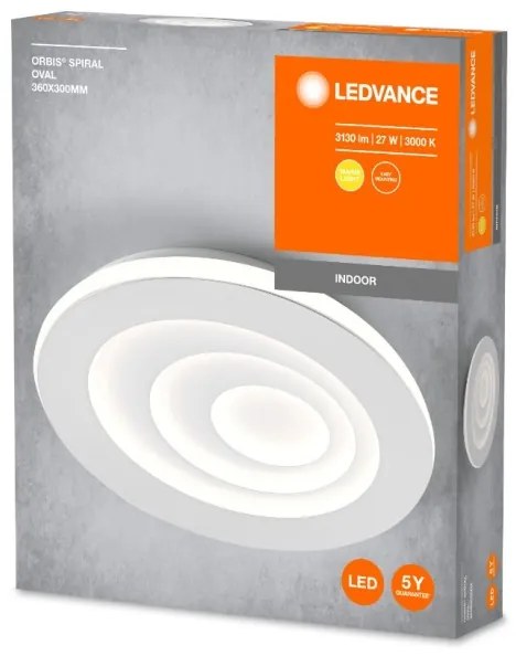 Ledvance - LED Stropné svietidlo ORBIS SPIRAL LED/27W/230V