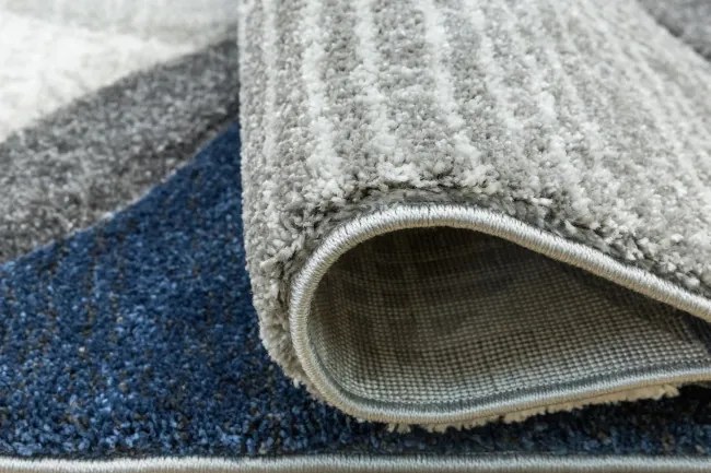 Koberec Kandy N390A sivý / modrý