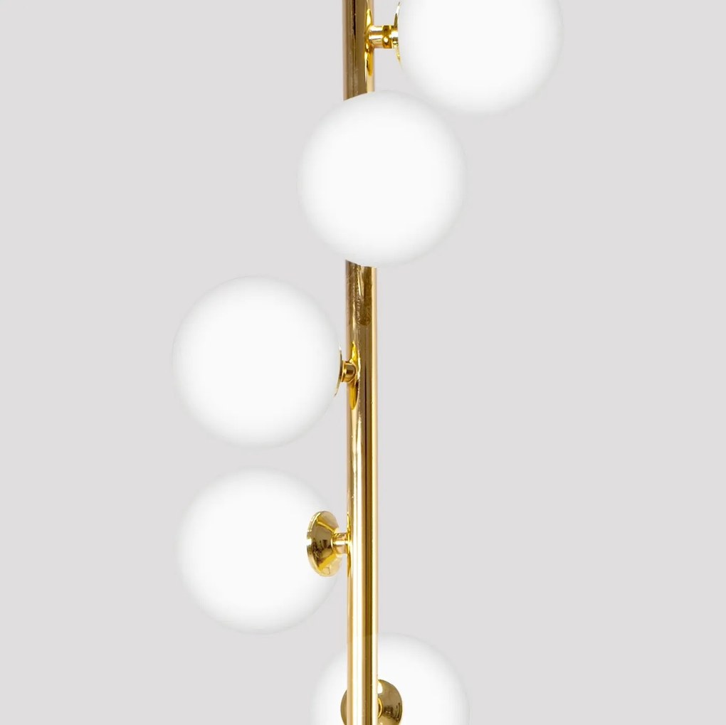 Stojacia lampa APP917-6F zlatá
