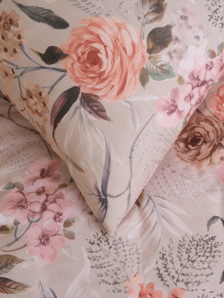 Bavlnená obliečka na vankúš Renforcé 40 × 40 cm - Malvína