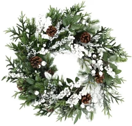 Veniec FARILA biely / zelený 710117