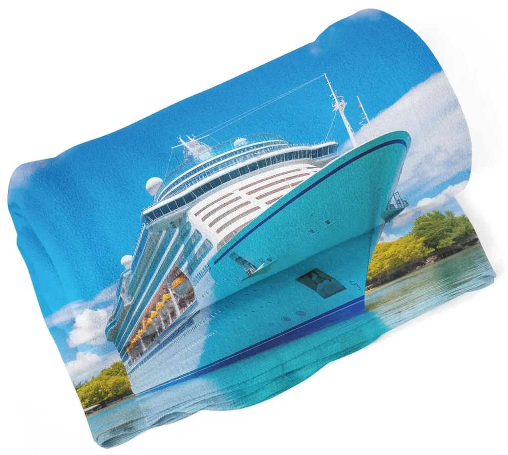 Sablio Deka Luxusná výletná loď v tropickom raji - 150x120 cm