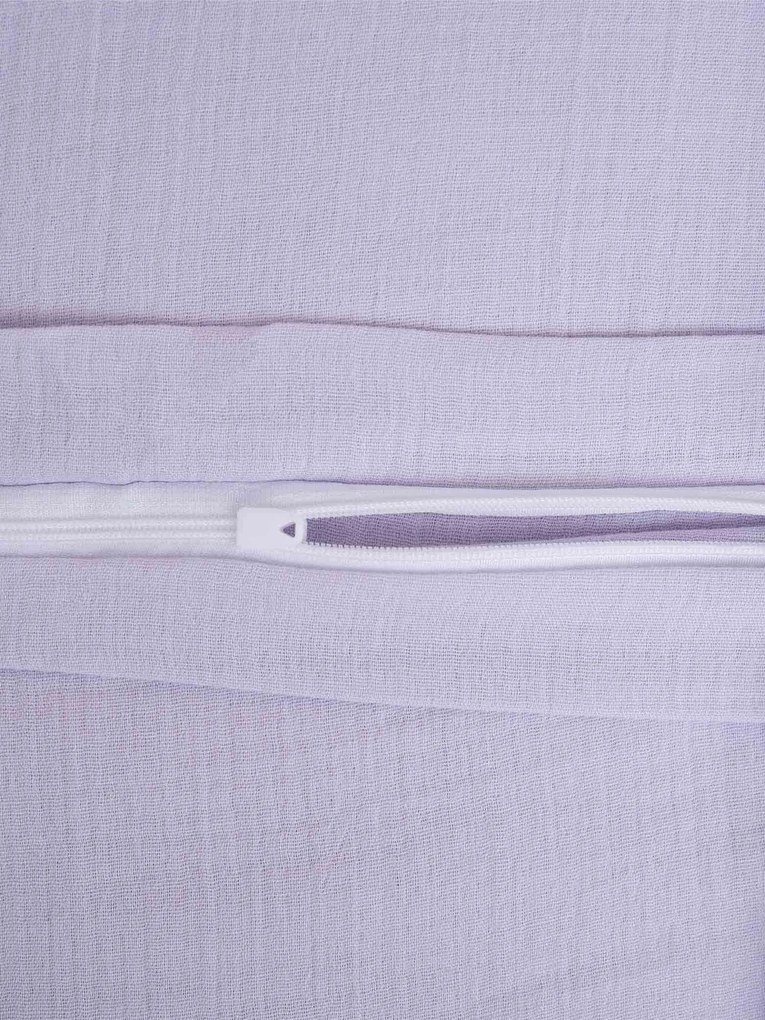 Mušelínová obliečka na vankúšik 40 × 40 cm – Alexia lila