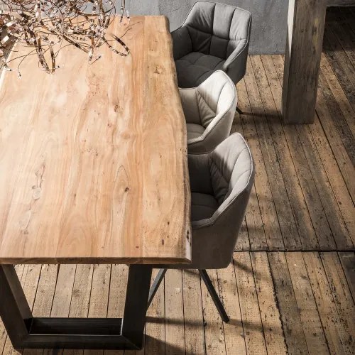 Jedálenský stôl 20-23 240x100cm Solid Acacia natural - Komfort-nábytok