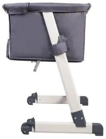 Lionelo - Cestovná postieľka THEO tmavosivá