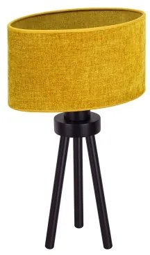 Duolla - Stolná lampa OVAL 1xE27/15W/230V pr. 30 cm hnedá