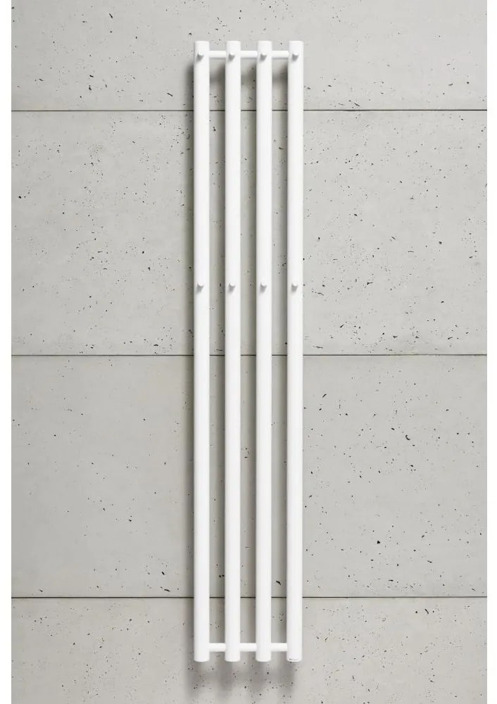 P.M.H. R2W - rebríkový kúpeľňový radiátor ROSENDAL, 350 W, 150 cm, biely